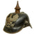 Original Imperial German WWI Prussian EM/NCO Infantry M1915 Pickelhaube Spiked Helmet Original Items
