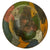 Original British WWI Panel Camouflage Painted Mk 1 Brodie Helmet by Hadfield Ltd of Sheffield Original Items