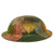 Original British WWI Panel Camouflage Painted Mk 1 Brodie Helmet by Hadfield Ltd of Sheffield Original Items