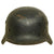 Original German WWII Service Used M40 Single Decal Luftwaffe Helmet with Size 57 Liner - Q64 Original Items