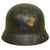 Original German WWII Service Used M40 Single Decal Luftwaffe Helmet with Size 57 Liner - Q64 Original Items