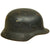 Original German WWII Service Used M40 Single Decal Luftwaffe Helmet with Size 57 Liner - Q64 Original Items
