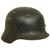 Original German WWII Service Used M40 Single Decal Luftwaffe Helmet with Size 57 Liner - Q64 Original Items
