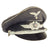 Original German WWII Service Worn Luftwaffe Officer Schirmmütze Visor Cap by EREL - Double Marked Original Items