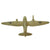Original U.S. WWII Junkers Ju 88 Schnellbomber "fast bomber" Trench Art With Miniature Bomb Pedestal Base Original Items