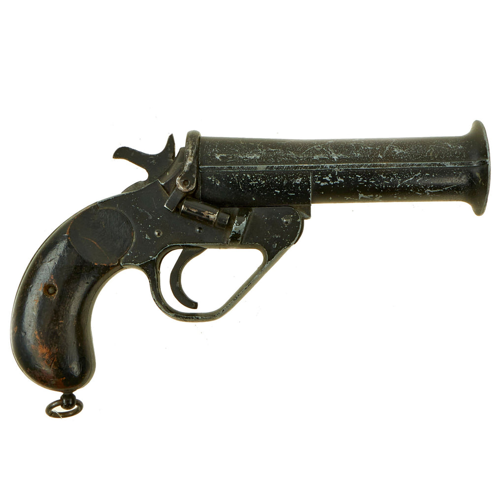 Original Canadian WWII Zinc Webley No 1 Mk V Style Flare Signal Pistol - Serial 33093 Original Items