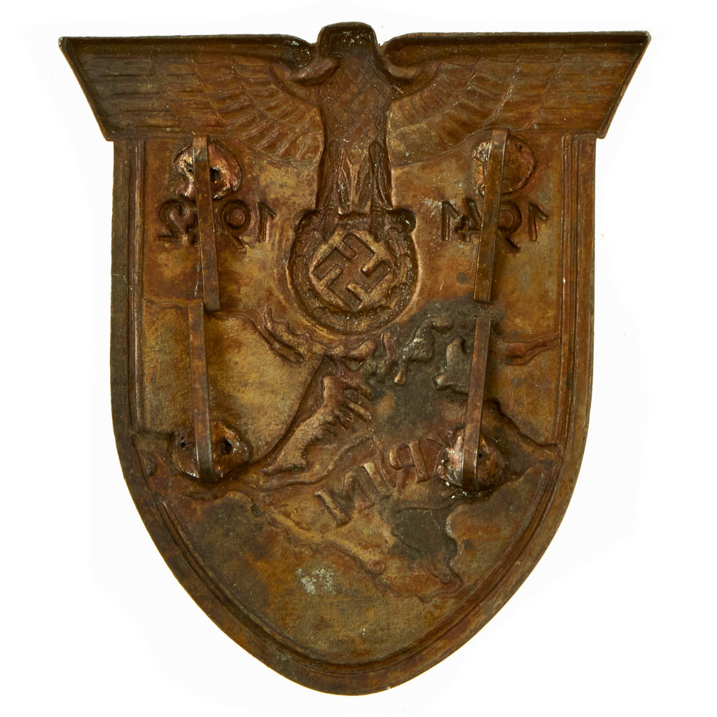 Original German WWII Crimea Krim Shield Decoration - Krimschild ...
