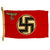 Original German WWII NSDAP Kriegsmarine Marked Small State Service Flag 50cm x 85cm - Reichsdienstflagge Original Items