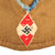 Original German WWII HJ Summer Overseas Cap with Blue Piping - Size 57 - HJ Sommer Mütze Original Items