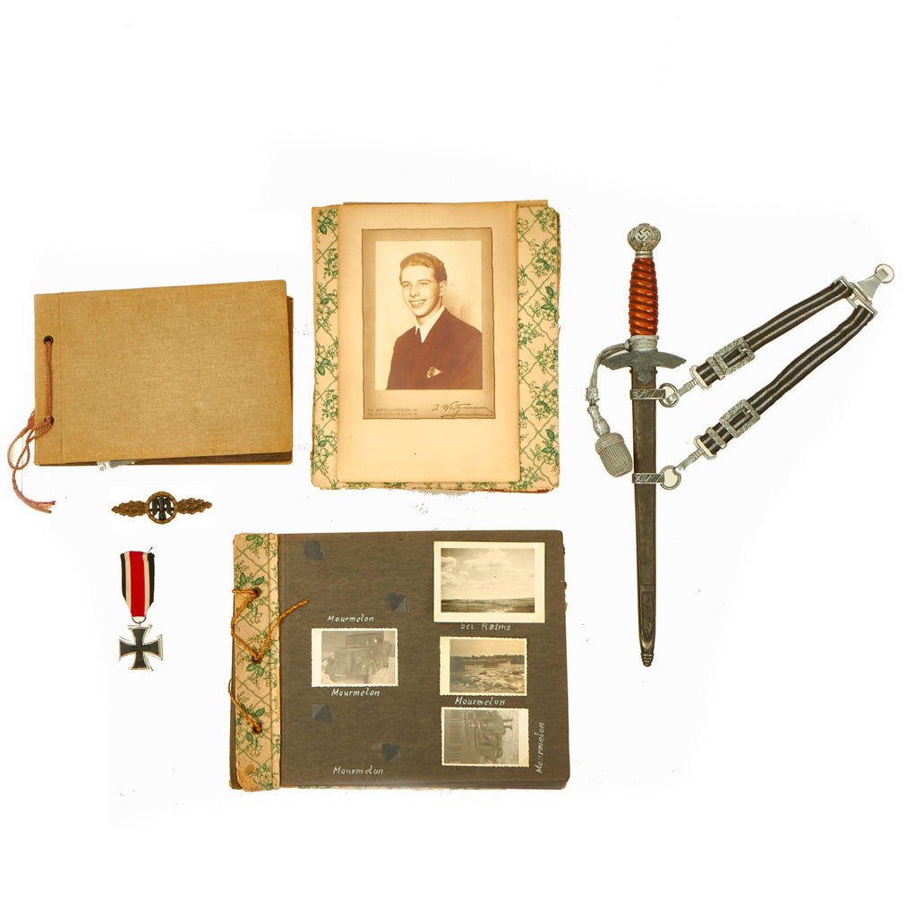 DRAFT Original German WWII 2nd Model Luftwaffe Dagger by E. & F. Hörster with Scabbard & Portepee Original Items
