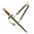 DRAFT Original German WWII 2nd Model Luftwaffe Dagger by E. & F. Hörster with Scabbard & Portepee Original Items
