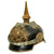 Original German WWI Bavarian Model 1886 Infantry Officer Pickelhaube With Überzug And Carry Case Original Items