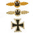 Original German 1957 Pattern Bundeswehr Award Set - EKI, Silver & Gold Luftwaffe Bomber Clasps Original Items