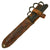 Original Rare U.S. WWII Everitt Black Handle Knuckle Fighting Knife with Scabbard Original Items