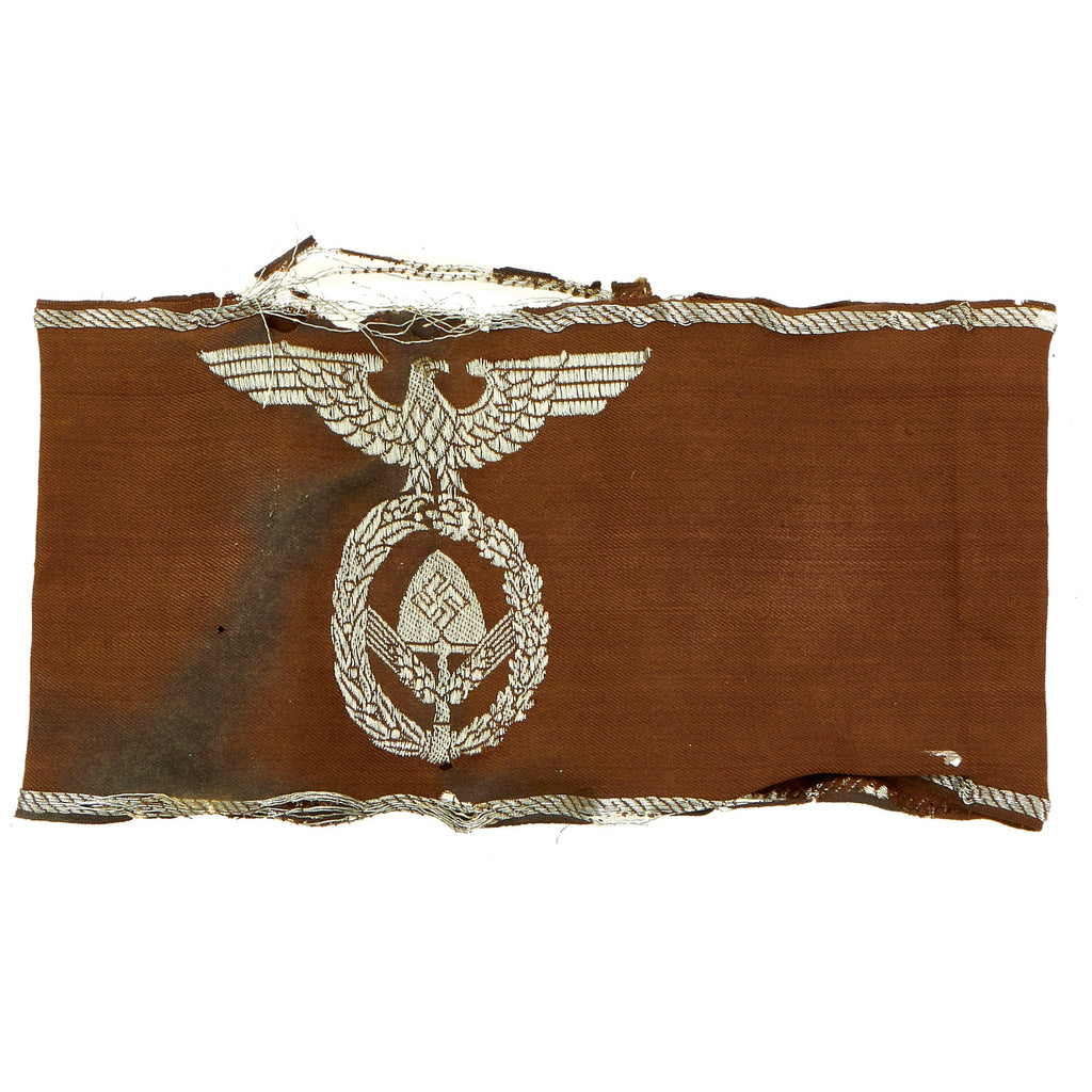 Original German WWII Service Worn RAD Labor Service Officer's Armband - Reichsarbeitsdienst Original Items