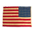 Original U.S. WWII 48 Star Naval Ensign Flown From The USS Flusser (DD-368), As Sold By Heritage Auctions - From The Dr. Clarence R. Rungee Memorial Collection Original Items