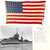 Original U.S. WWII 48 Star American Flag Attributed To Pearl Harbor Surviving Ship USS Cassin (DD-372) As Sold By Heritage Auctions - From The Dr. Clarence R. Rungee Memorial Collection Original Items