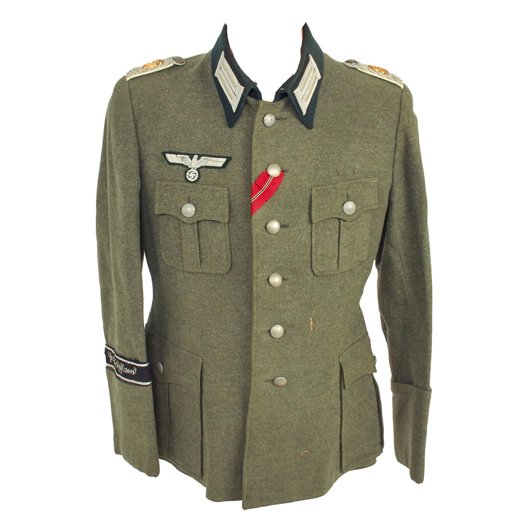 Original German WWII Heer Army Großdeutschland Division Infantry Major Officer's M36 Field Uniform Tunic Original Items