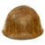 Original Japanese WWII Army Netted Type 92 Tetsubo Combat Helmet with Liner and Chinstrap Original Items