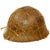 Original Japanese WWII Army Netted Type 92 Tetsubo Combat Helmet with Liner and Chinstrap Original Items