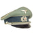 Original German WWII Army Heer Infantry Officer Schirmmütze Visor Crush Cap Original Items