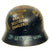 DRAFT USGI D-DAY CAPTURED SOUVENIR GERMAN WWII HELMET - Q64 Original Items