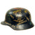 DRAFT USGI D-DAY CAPTURED SOUVENIR GERMAN WWII HELMET - Q64 Original Items