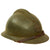 Original French WWII Complete Early Model 1926 Adrian Infantry Helmet with Liner & Chinstrap - Olive Green Original Items