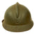 Original French WWII Complete Early Model 1926 Adrian Infantry Helmet with Liner & Chinstrap - Olive Green Original Items