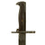 Original U.S. WWII M1942 Garand 16" Bayonet by Union Fork & Hoe with Red Bakelite Grips and M3 Scabbard - dated 1942 Original Items