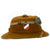 Original German WWII 1942 dated 2nd Model Afrikakorps DAK Sun Helmet by APN with Badges & Ultrasin Goggles - size 59 Original Items