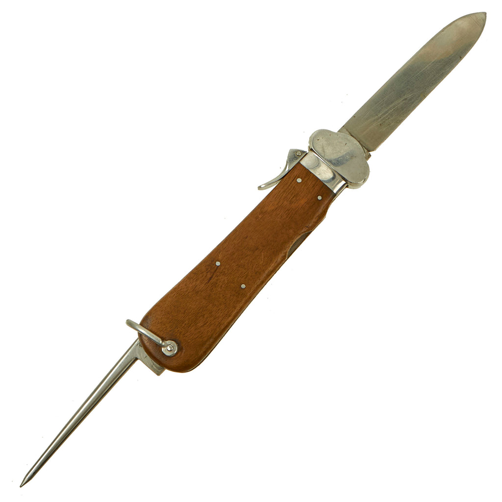 Original German WWII Luftwaffe Gravity Knife by Solinger Metallwaren Fabrik with Waffen Proof - SMF Original Items