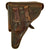 Original German WWI P08 Luger Brown Leather Holster by Sattlervereinigung of Strassburg - dated 1916 Original Items
