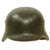 Original German WWII Documented USGI Bring Back Set - Army Heer M40 Single Decal Helmet & Kriegsmarine Coastal Artillery M38 Cap Original Items