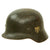 Original German WWII Documented USGI Bring Back Set - Army Heer M40 Single Decal Helmet & Kriegsmarine Coastal Artillery M38 Cap Original Items