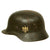 Original German WWII Documented USGI Bring Back Set - Army Heer M40 Single Decal Helmet & Kriegsmarine Coastal Artillery M38 Cap Original Items