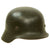 Original German WWII Documented USGI Bring Back Set - Army Heer M40 Single Decal Helmet & Kriegsmarine Coastal Artillery M38 Cap Original Items
