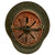 Original German WWII Documented USGI Bring Back Set - Army Heer M40 Single Decal Helmet & Kriegsmarine Coastal Artillery M38 Cap Original Items