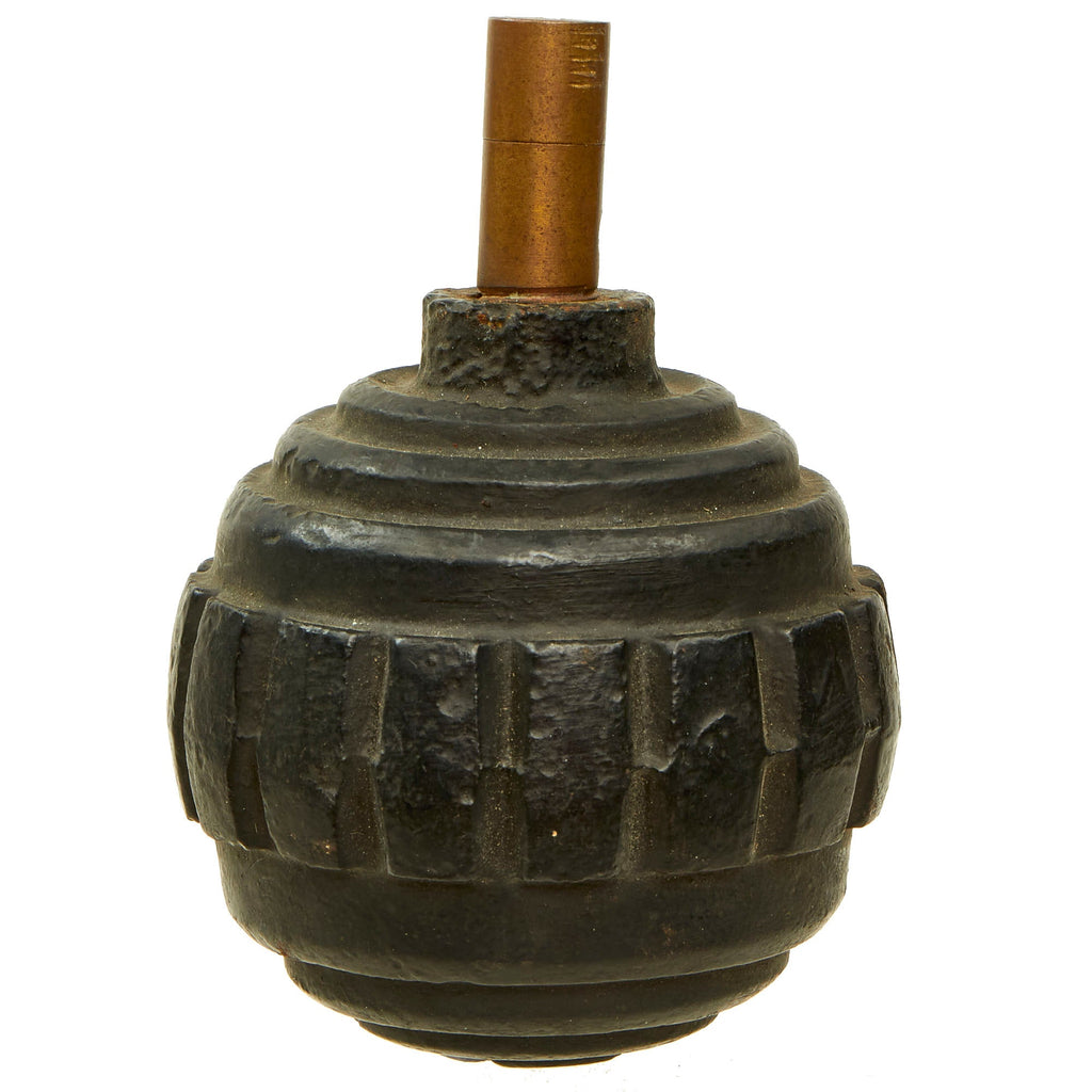 Original German WWI Model 1915 n/A Ball Hand Fragmentation Inert Grenade - Kugelhandgranate Original Items