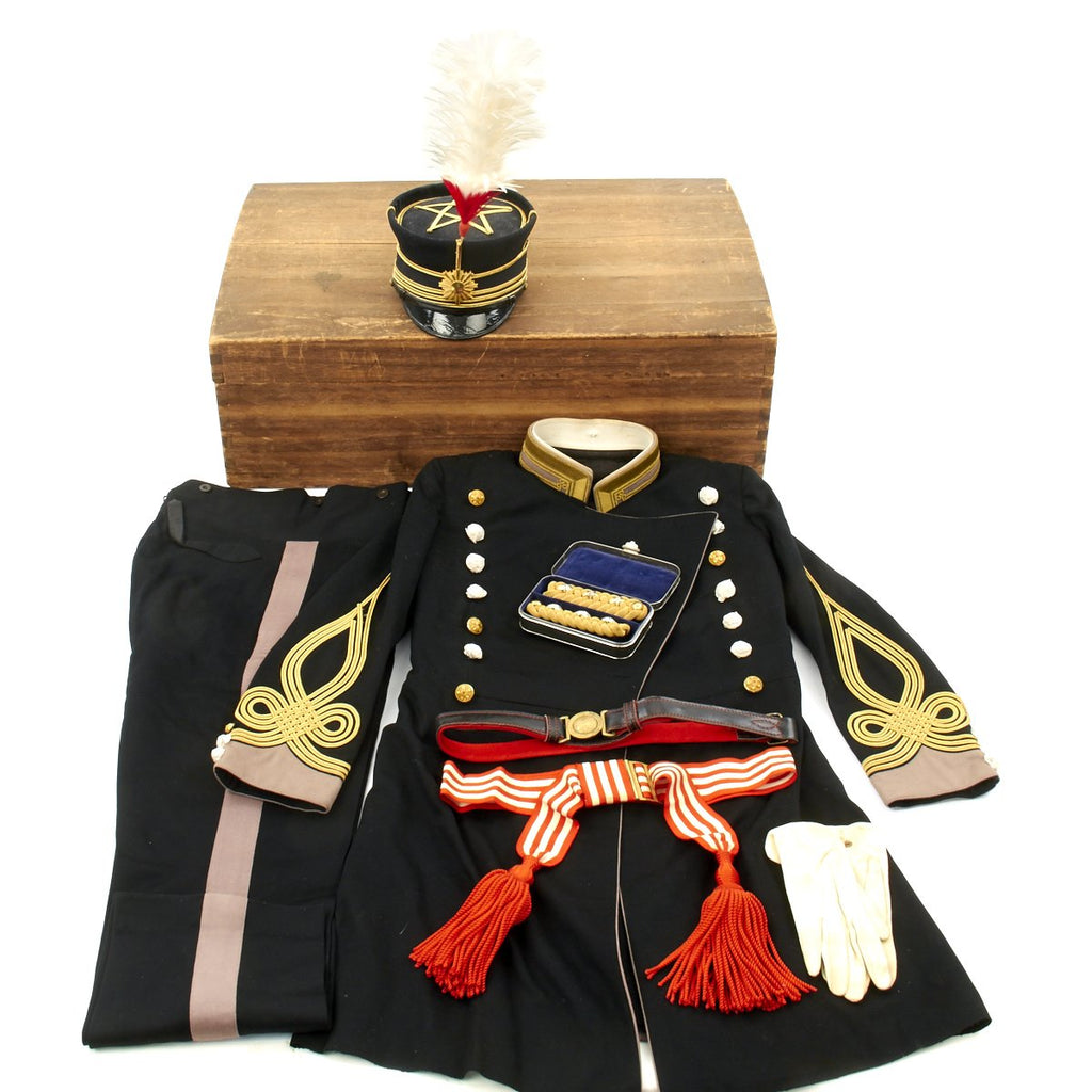 Original WWII Imperial Japanese Army Officer Captain Full Dress Uniform Unissued in Box Original Items