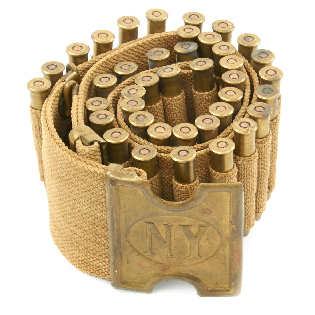 Original U.S. Spanish American War Model 1881 Anson Mills Krag Ammunition with Inert Rounds Original Items