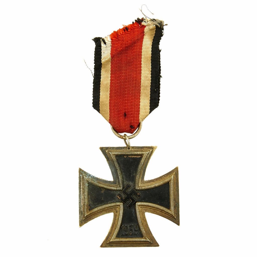 Original German WWII Iron Cross 2nd Class 1939 by Friedrich Orth of Vienna with Ribbon - EKII Original Items
