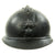 Original French WWI Model 1915 Adrian Helmet with RF Badge Original Items