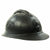 Original French WWI Model 1915 Adrian Helmet with RF Badge Original Items