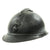 Original French WWI Model 1915 Adrian Helmet with RF Badge Original Items