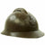 Original WWII French M1926 Adrian Combat Engineer Helmet - Olive Green Original Items