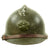 Original WWII French M1926 Adrian Artillery Helmet - Olive Green Original Items