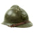 Original WWII French M1926 Adrian Artillery Helmet - Olive Green Original Items