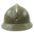 Original WWII French M1926 Adrian Artillery Helmet - Olive Green Original Items