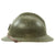 Original WWII French M1926 Adrian Artillery Helmet - Olive Green Original Items